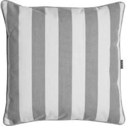 Wide Stripe Cushion 45x45 Cm, Grey