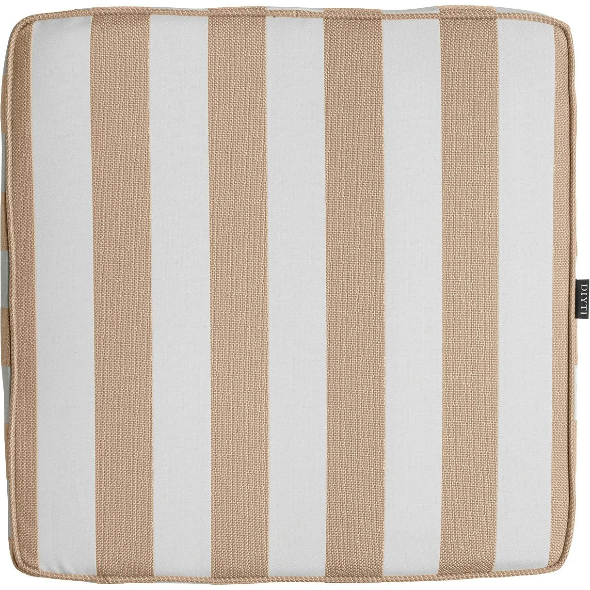 Wide Stripe Cushion 45x45 Cm, Beige 3 Wide Stripe Cushion 45x45 Cm, Beige