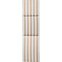 Wide Stripe Deck Chair Cushion 50x186 Cm, Beige