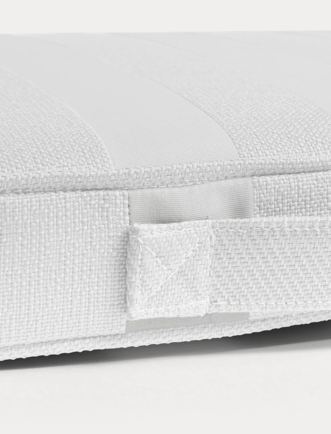 Wide Stripe Boat Cushion 40x45 Cm, White 4 Wide Stripe Boat Cushion 40x45 Cm, White - Image 2