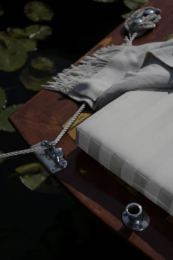 Wide Stripe Boat Cushion 40x45 Cm, White 7 Wide Stripe Boat Cushion 40x45 Cm, White -Hay Store diyti wide stripe boat cushion 40x45 cm 7