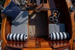 Wide Stripe Cushion 17x45 Cm, Navy -Hay Store diyti wide stripe cushion 17x45 cm 7