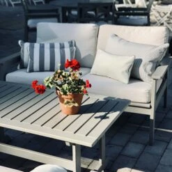 Wide Stripe Cushion 40x65 Cm, Grey -Hay Store diyti wide stripe cushion 40x65 cm 1