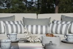 Wide Stripe Cushion 40x65 Cm, Grey -Hay Store diyti wide stripe cushion 40x65 cm 2