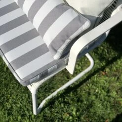 Wide Stripe Cushion 45x45 Cm, Grey -Hay Store diyti wide stripe cushion 45x45 cm 13
