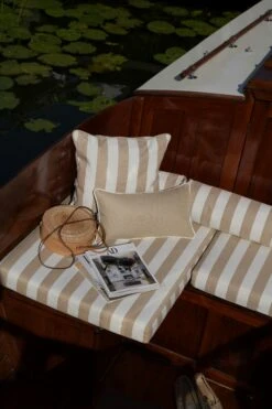 Wide Stripe Cushion 45x45 Cm, Beige -Hay Store diyti wide stripe cushion 45x45 cm 5