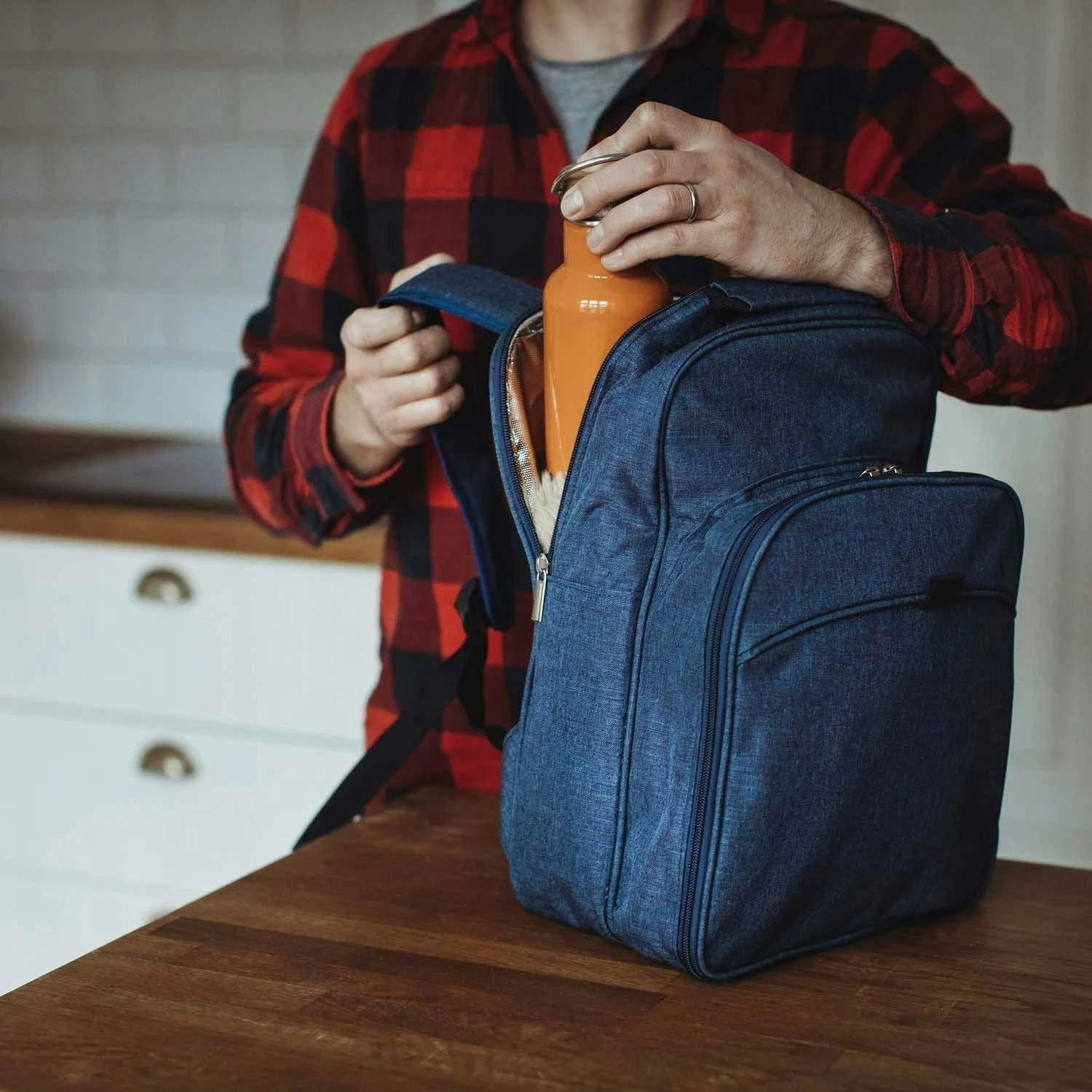 Dorre Peri Picnic Backpack 2 People, Blue 6 Dorre Peri Picnic Backpack 2 People, Blue - Image 4