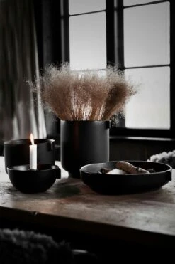 Ernst Pot With Ears H14 Cm, Black 9 Ernst Pot With Ears H14 Cm, Black -Hay Store ernst pot with ears black 2