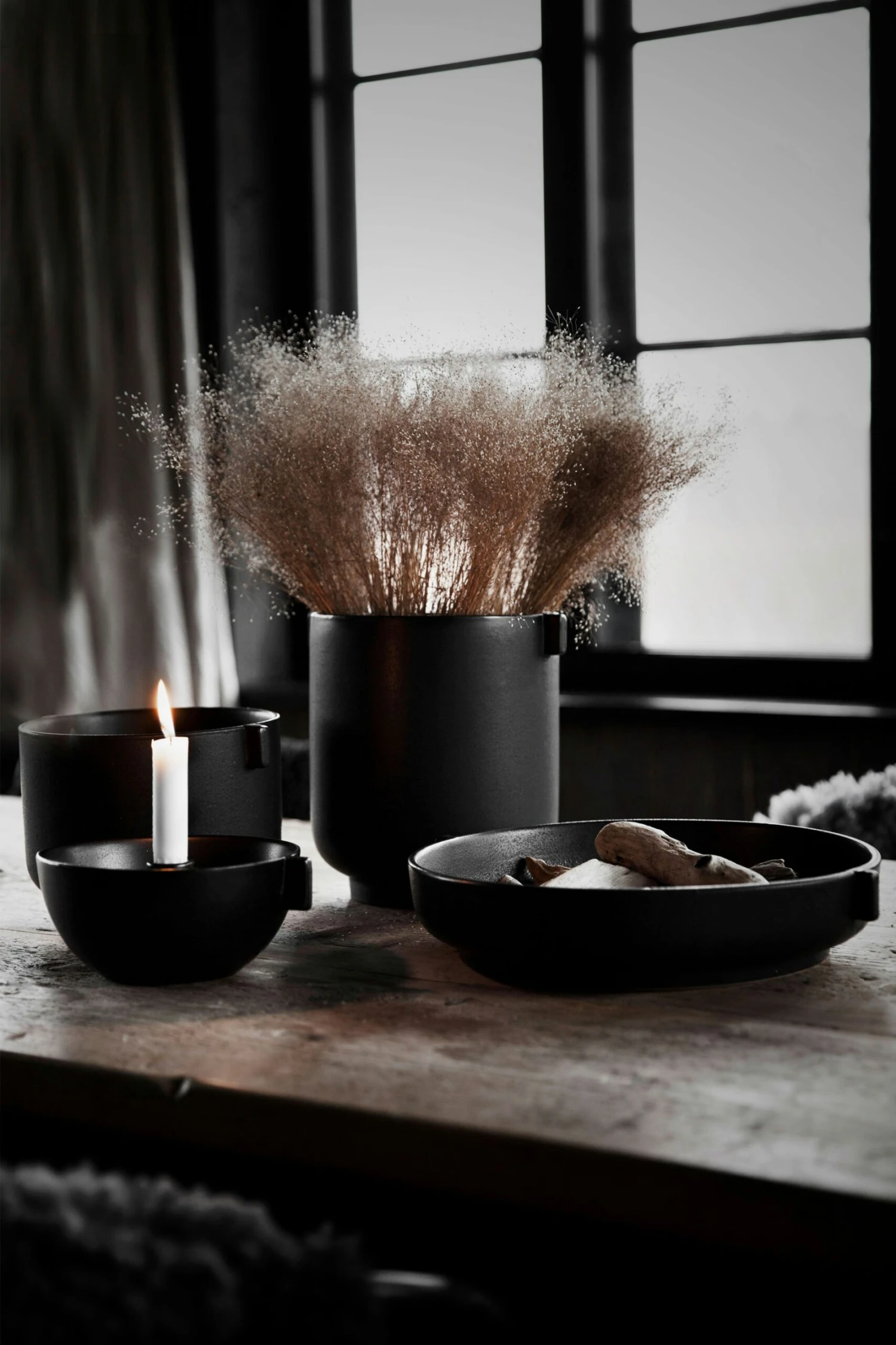 Ernst Pot With Ears H14 Cm, Black 6 Ernst Pot With Ears H14 Cm, Black - Image 4