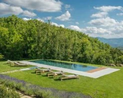 Sand Sunbed With Cushion, Teak / White -Hay Store ethimo sand sunbed with cushion teak white 4