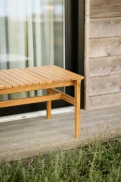 M13 Sammen Bench Outdoor Teak, 50x126 Cm -Hay Store fdb mbler bench outdoor teak 2