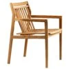 M1 Sammen Dining Chair Outdoor Teak -Hay Store fdb mbler m1 together garden chair 1