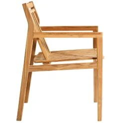 M1 Sammen Dining Chair Outdoor Teak -Hay Store fdb mbler m1 together garden chair 3