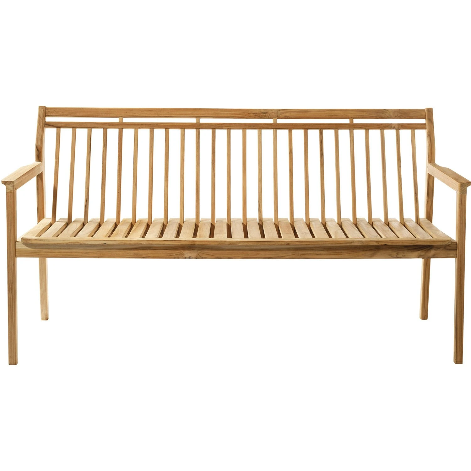 M11 Bench With Backrest Outdoor 3-Seater, Teak 3 M11 Bench With Backrest Outdoor 3-Seater, Teak