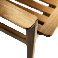 M11 Sammen Bench With Backrest Outdoor 3-Seater, Teak -Hay Store fdb mbler m11 sammen bench 3 seater with back outdoor teak 10