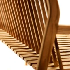 M11 Sammen Bench With Backrest Outdoor 3-Seater, Teak -Hay Store fdb mbler m11 sammen bench 3 seater with back outdoor teak 11