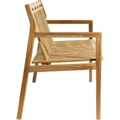 M11 Bench With Backrest Outdoor 3-Seater, Teak 10 M11 Bench With Backrest Outdoor 3-Seater, Teak -Hay Store fdb mbler m11 sammen bench 3 seater with back outdoor teak 2