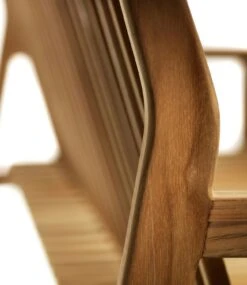 M11 Bench With Backrest Outdoor 3-Seater, Teak 12 M11 Bench With Backrest Outdoor 3-Seater, Teak -Hay Store fdb mbler m11 sammen bench 3 seater with back outdoor teak 4