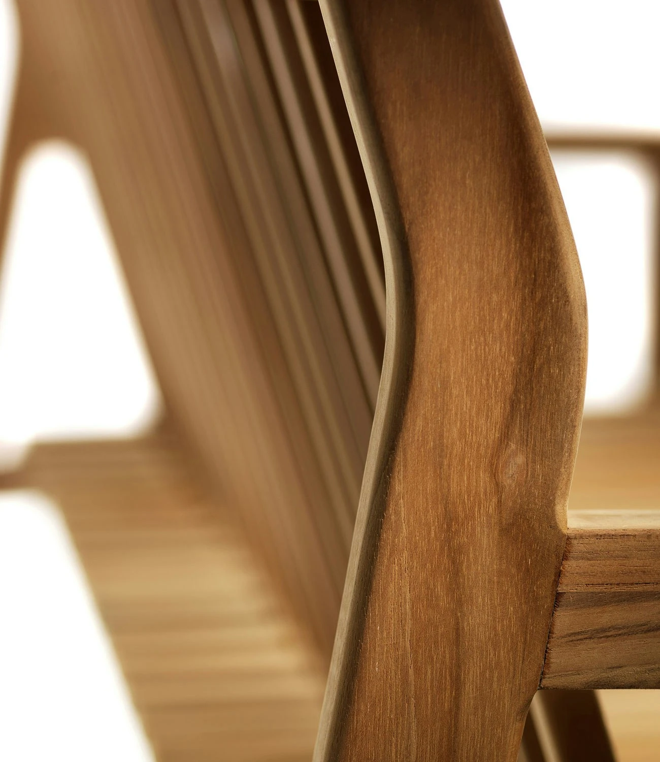 M11 Bench With Backrest Outdoor 3-Seater, Teak 7 M11 Bench With Backrest Outdoor 3-Seater, Teak - Image 5