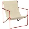 Ferm LIVING Desert Lounger, Poppy Red / Cloud -Hay Store ferm living desert lounger 10