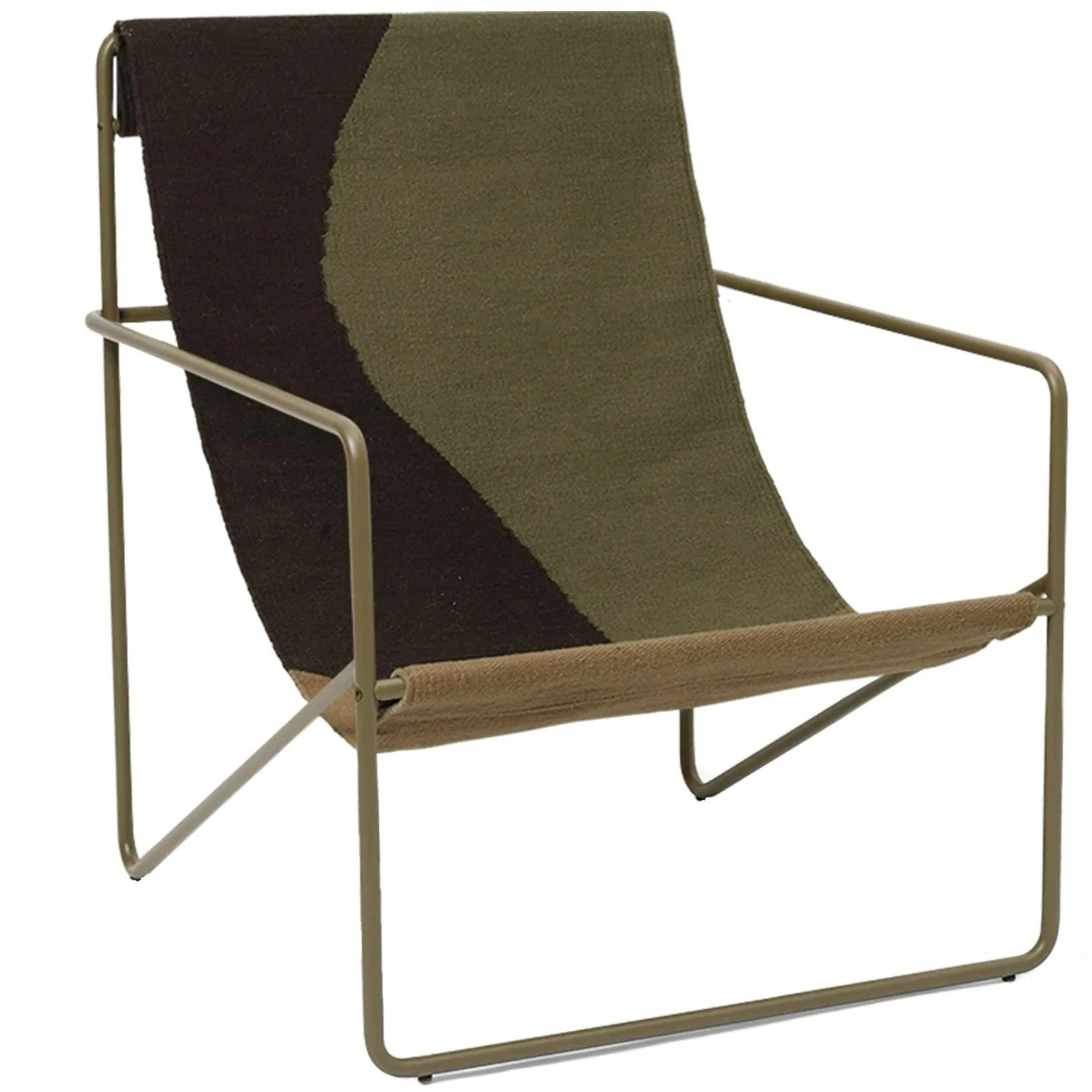 Ferm LIVING Desert Lounger, Olive / Dune 3 Ferm LIVING Desert Lounger, Olive / Dune
