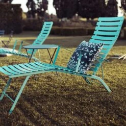 Bistro Chaise Longue, Cedar Green -Hay Store fermob bistro chaise longue 1 4