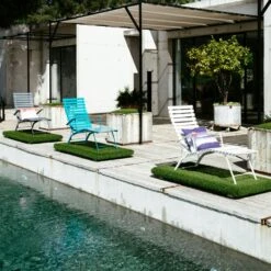 Bistro Chaise Longue, Deep Blue -Hay Store fermob bistro chaise longue 3 3