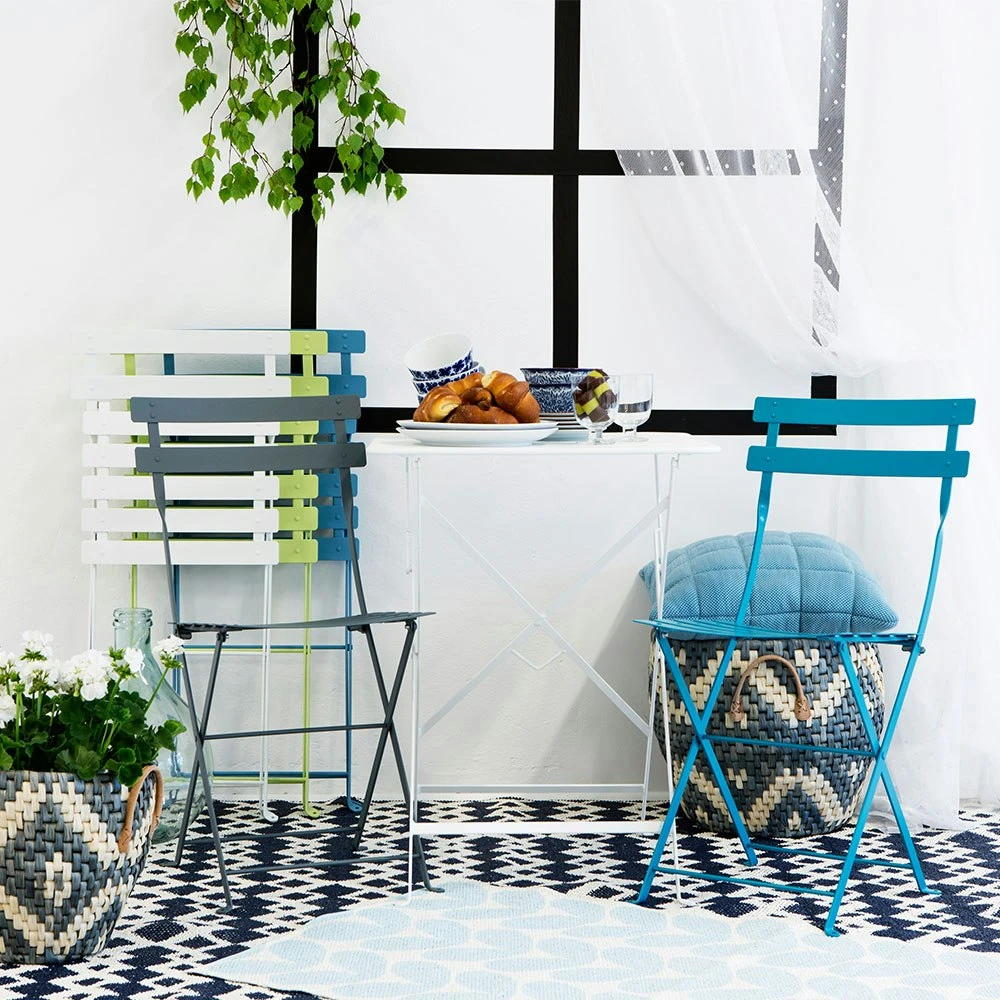 Bistro Metal Chair, Willow Green 4 Bistro Metal Chair, Willow Green - Image 2