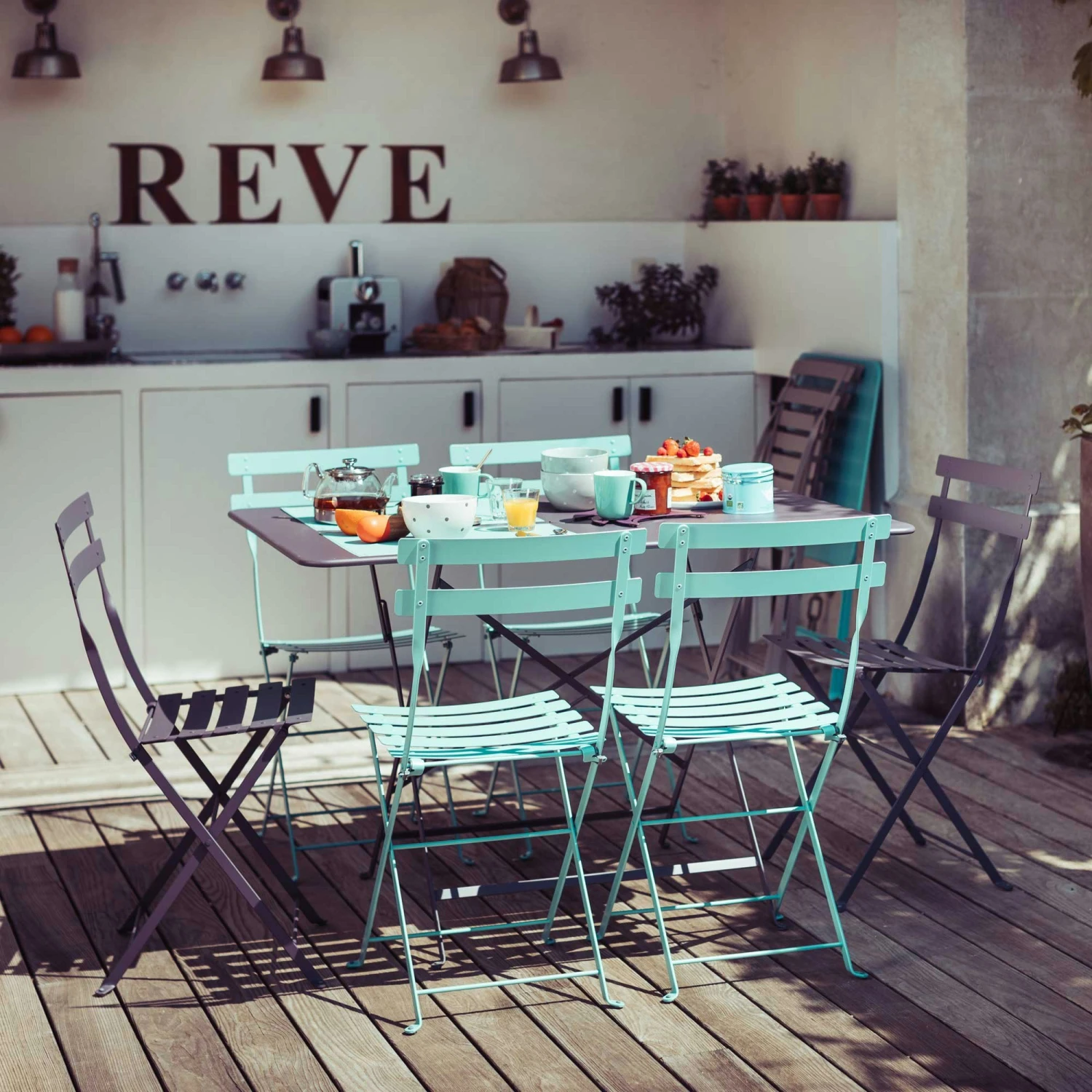 Bistro Metal Chair, Capucine 5 Bistro Metal Chair, Capucine - Image 3