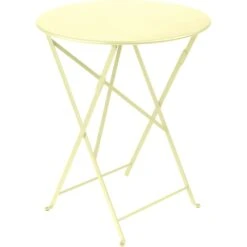 Bistro Table Ø60, Frosted Lemon