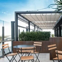 Bistro Table Ø77, Russet -Hay Store fermob bistro table 77 russet 2