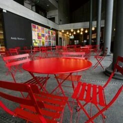 Bistro Table Ø77, Russet -Hay Store fermob bistro table 77 russet 4