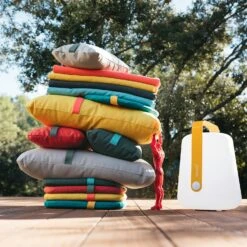 Bistro Color Mix Chair Pad, Apricot -Hay Store fermob color mix outdoor cushion 30x38 cm 2 3