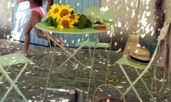 Floral Table Ø77, Clay Grey 7 Floral Table Ø77, Clay Grey -Hay Store fermob floreal table 77 cm 2 3