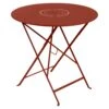 Floral Table Ø77 Cm, Red Ochre -Hay Store fermob floreal table 77 cm 25