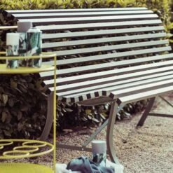 Louisiane Bench 150, Storm Grey -Hay Store fermob louisiane bench 150 18