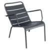 Luxembourg Armchair Low, Anthracite 2 Luxembourg Armchair Low, Anthracite -Hay Store fermob luxembourg lounge chair 0