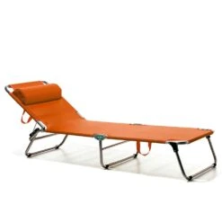 FIAM Amigo Sunbed, Orange