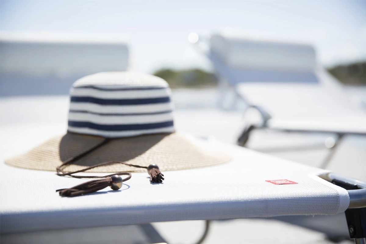 FIAM Amigo Sunbed, White 4 FIAM Amigo Sunbed, White - Image 2