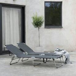 FIAM Amigo Sunbed, Black -Hay Store fiam amigo sunbed 20