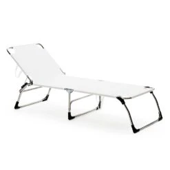 FIAM Amigo XXL Sunbed, White