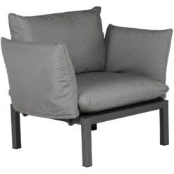 FIAM Domino Armchair, Anthracite