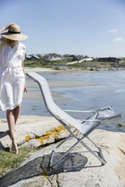 FIAM Fiesta Deckchair, Grey -Hay Store fiam fiesta deck chair 19