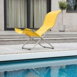 FIAM Fiesta Deckchair, Mustard -Hay Store fiam fiesta deck chair 24