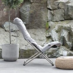 FIAM Fiesta Soft Deck Chair, Grey -Hay Store fiam fiesta soft deck chair 16