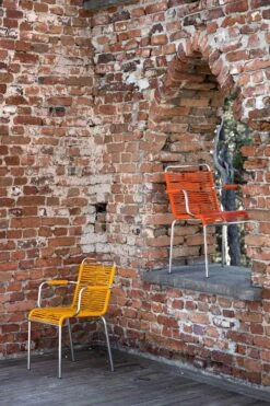 FIAM Mya Spaghetti Armchair, Yellow -Hay Store fiam mya spaghetti with armrests black 20