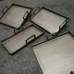 Steel Griddle With Handles, 32x32 Cm 9 Steel Griddle With Handles, 32x32 Cm -Hay Store gourmetstal steel griddle with handles 3