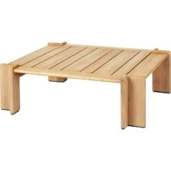 Gubi Atmosfera Coffee Table Teak, 100x113 Cm