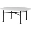 Gubi Carmel Coffee Table 75x75 Cm, Semi Matt Clam White -Hay Store gubi carmel 2
