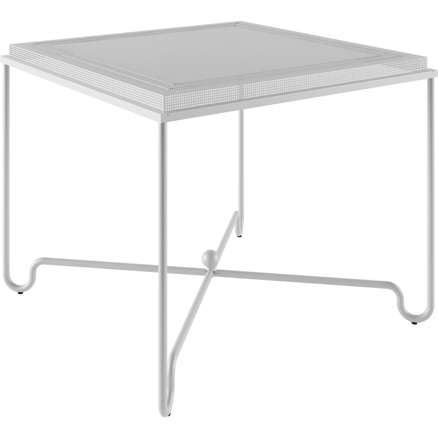 Gubi Tropique Dining Table 90x90 Cm, White 5 Gubi Tropique Dining Table 90x90 Cm, White - Image 3